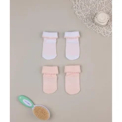 Prenatal Pack 2 calcetines algodón recién nacida osita y rayas* Ropa Y Accesorios·Zapatos Y Calcetines|Recién Nacido·Ropa Y Accesorios