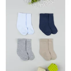 Prenatal Pack 4 calcetines altos de niño en varios colores* Calzado Y Accesorios·Accesorios Y Complementos