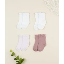 Prenatal Pack 4 calcetines niña multicolor