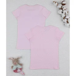 Prenatal Pack 2 camiseta rosa niña