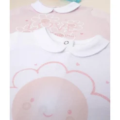 Prenatal Pack 2 conjuntos niña flores