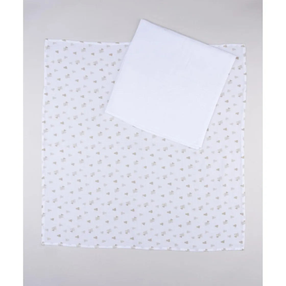 Prenatal Pack 2 gasas de muselina para niño con estampados de ositos