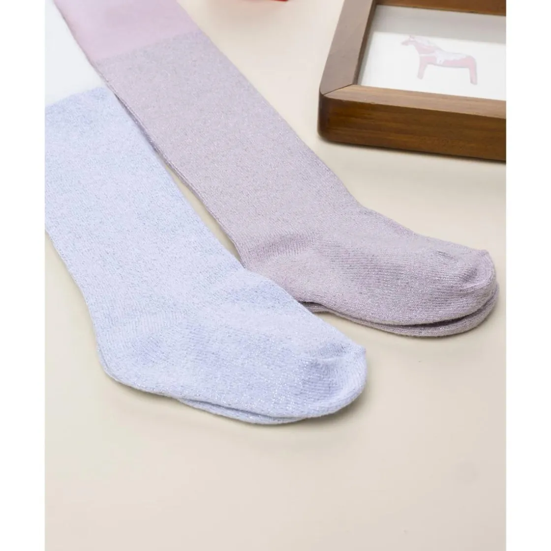 Prenatal Pack 2 leotardos de niña con hilo lurex* Calzado Y Accesorios·Accesorios Y Complementos