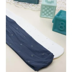 Prenatal Pack 2 leotardos microfibra niña azul y blanco