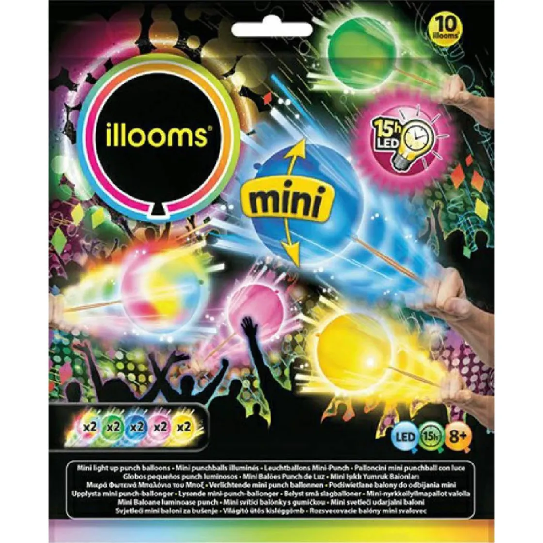 TOYS "R" US Pack 10 mini globos luz LED