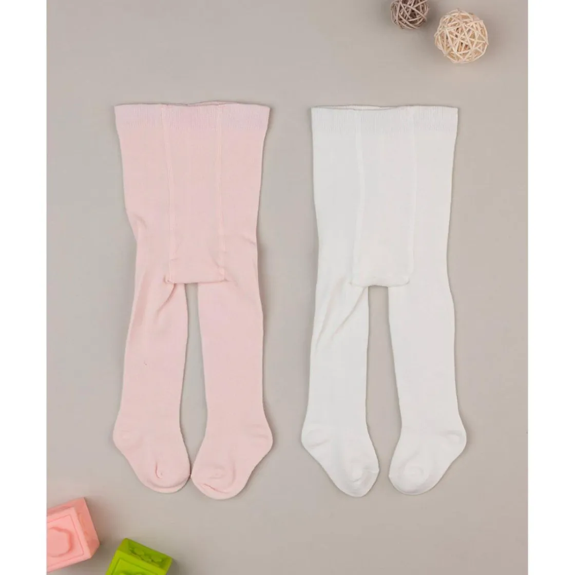 Prenatal Pack 2 pantis niña rosa y blanco* Calzado Y Accesorios·Accesorios Y Complementos