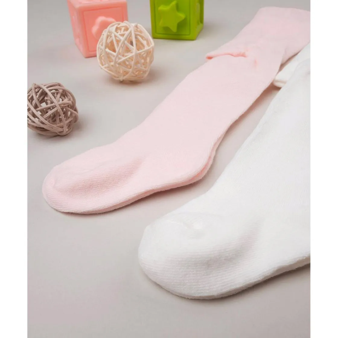 Prenatal Pack 2 pantis niña rosa y blanco* Calzado Y Accesorios·Accesorios Y Complementos