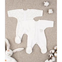 Prenatal Pack 2 Peleles Extrasmall "Stelline"