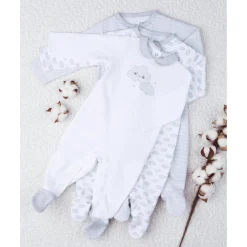 Prenatal Pack 3 peleles unisex 'gris'* Recién Nacido·Ropa Y Accesorios|Ropa Y Accesorios·Peleles