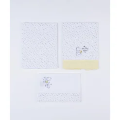 Prenatal Pack 3 piezas cuna/capazo – Winnie the Pooh con topos