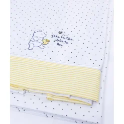 Prenatal Pack 3 piezas cuna/capazo – Winnie the Pooh con topos