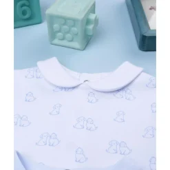 Prenatal Pack 2 pijamas de bebé niño en terciopelo blanco y azul* Ropa Y Accesorios·Peleles|Recién Nacido·Ropa Y Accesorios