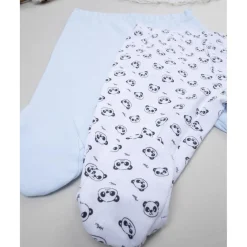 Prenatal Pack 2 polainas azul y blanco con estampado de panda* Recién Nacido·Ropa Y Accesorios|Ropa Y Accesorios·Pantalones Y Petos