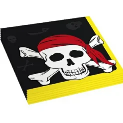 TOYS "R" US Pack 20 servilletas de papel - Calavera Pirata* Artículos De Fiesta Y Regalos