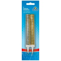 TOYS "R" US Pack 2 velas bengala doradas