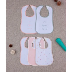 Prenatal Pack de 5 Baberos de Rizo para Niña* Recién Nacido·Ropa Y Accesorios|Ropa Y Accesorios·Baberos