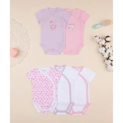 Prenatal Pack de 5 bodies cruzados para niña* Ropa Y Accesorios·Bodies|Recién Nacido·Ropa Y Accesorios