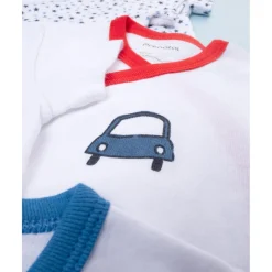 Prenatal Pack de 5 bodies de manga corta con cierre cruzado