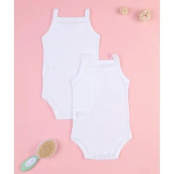 Prenatal Pack de 2 Bodies Infantiles de Tirante Fino