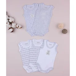 Prenatal Pack de 5 bodies sin mangas