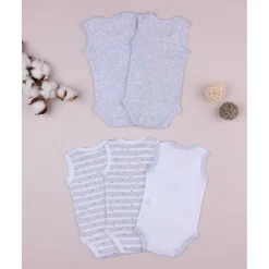 Prenatal Pack de 5 bodies sin mangas