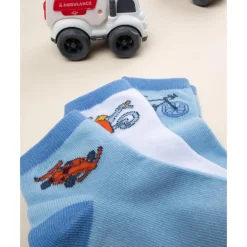 Prenatal Pack de 5 calcetines altos para niño – coches