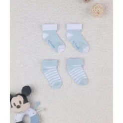 Prenatal Pack de 2 calcetines para recién nacido azul y blanco* Recién Nacido·Ropa Y Accesorios|Ropa Y Accesorios·Zapatos Y Calcetines