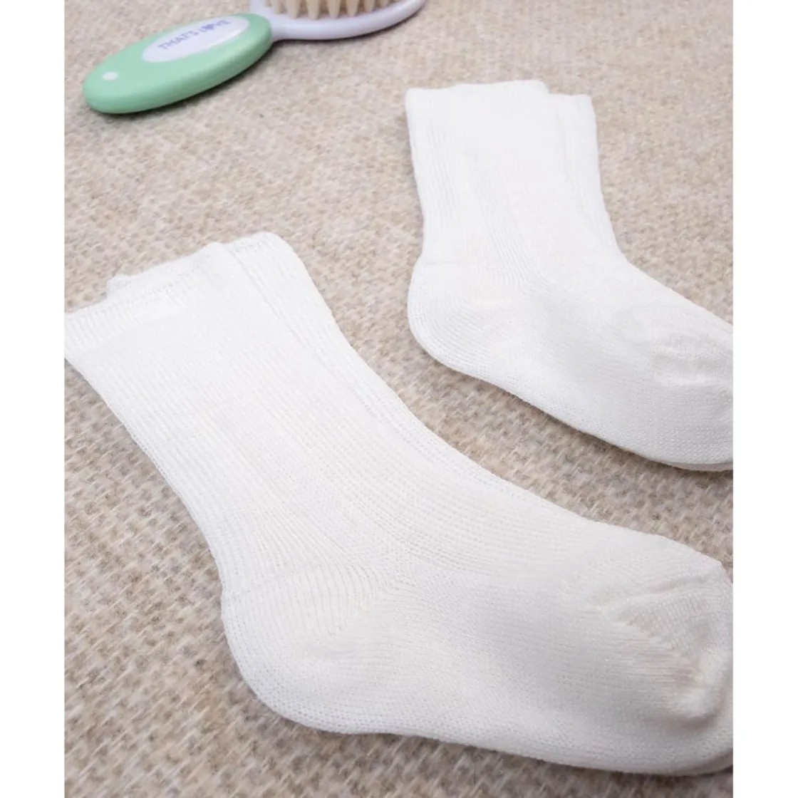 Prenatal Pack de 2 calcetines primeros días en lana y poliéster suave
