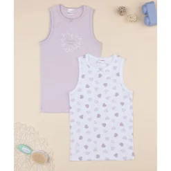 Prenatal Pack de 2 Camisetas sin Mangas Lila para Niña* Descanso Y Ropa Interior·Infantil 2-10 Años