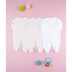 Prenatal Pack de 3 peleles interlock para niña* Ropa Y Accesorios·Peleles|Recién Nacido·Ropa Y Accesorios
