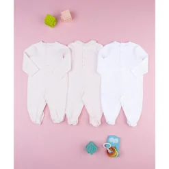 Prenatal Pack de 3 peleles interlock para niña* Ropa Y Accesorios·Peleles|Recién Nacido·Ropa Y Accesorios