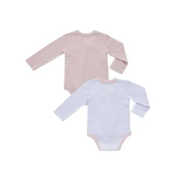 Prenatal Pack de 2 piezas body con manga larga y estampado de mariposas