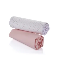 Prenatal Pack de 2 piezas de sábanas ajustables