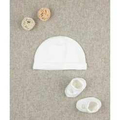 Prenatal Pack gorro y zapatitos niña con bordado