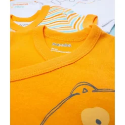 Prenatal Pack x5 bodies de manga corta unisex