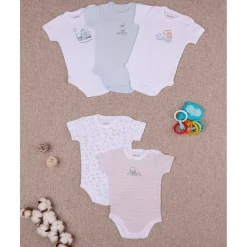 Prenatal Pack x5 body intimi manga corta niño