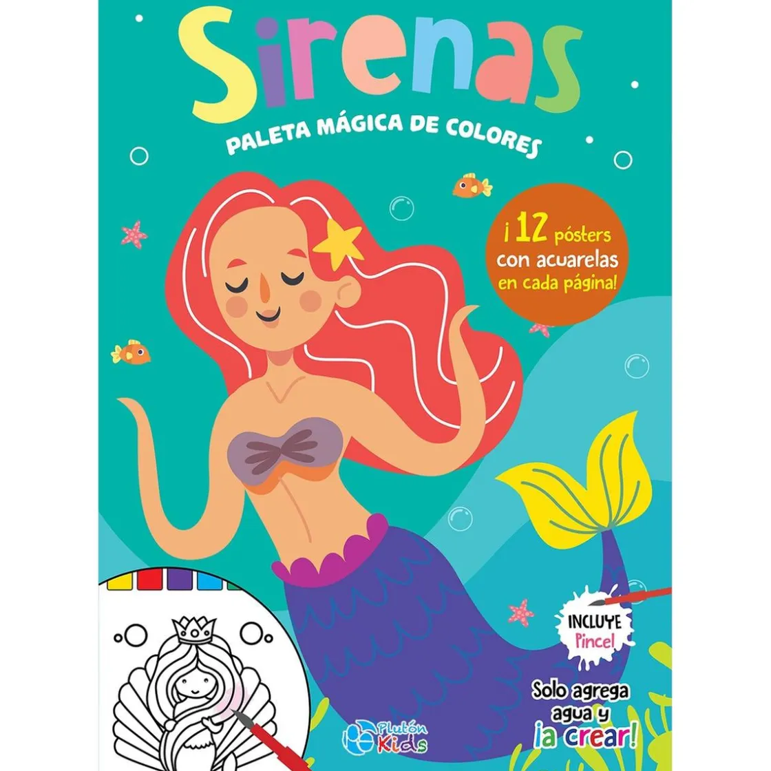 SPIN MASTER Paleta mágica de colores - Sirenas* Juguetes Educativos Y Libros