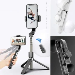 KLACK EUROPE Palo selfie con mando a distancia estabilizador L08