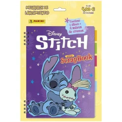 PANINI - Megapack Álbum + 4 Sobres Stitch* Coleccionables Y Mini Mundos