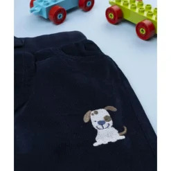 Prenatal Pantalón azul de felpa ligera niño