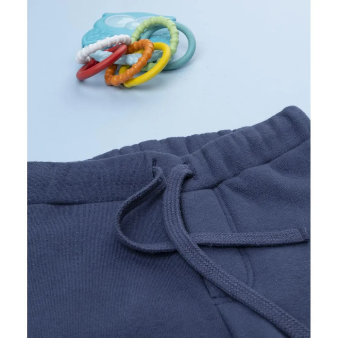 Prenatal Pantalón azul felpado para niño