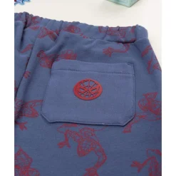 Prenatal Pantalón azul para niño con Spiderman estampado