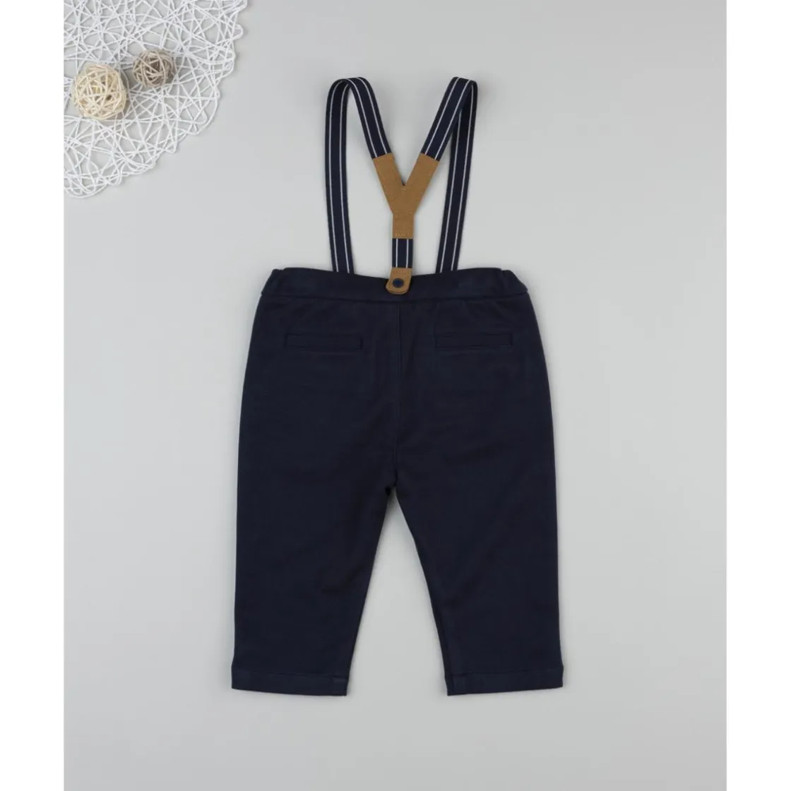 Prenatal Pantalón bebé azul con tirantes* Bebé Niño 3-36 Meses·Vaqueros, Pantalones Y Petos|Niño·Bebé Niño 3-36 Meses