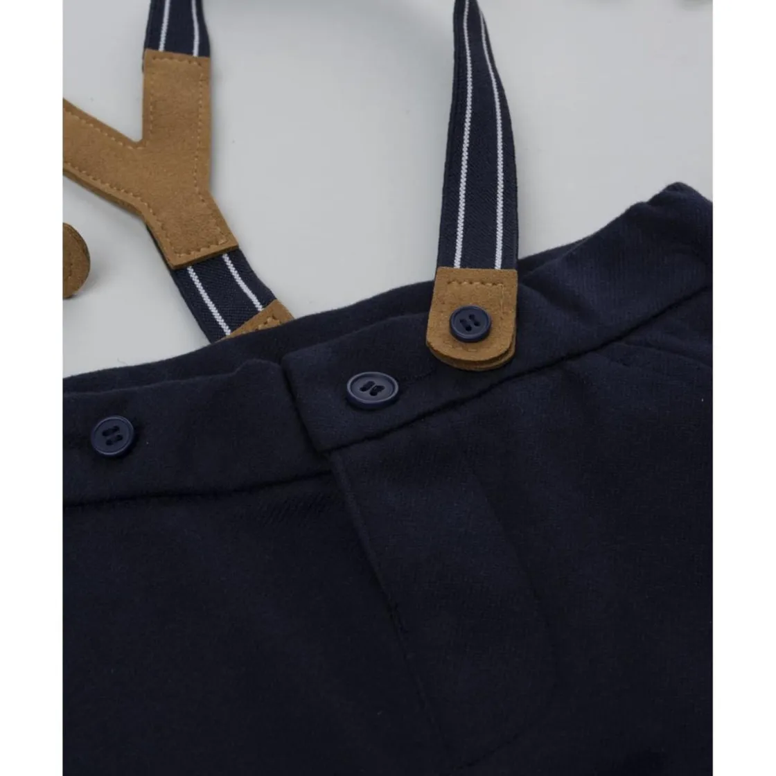 Prenatal Pantalón bebé azul con tirantes* Bebé Niño 3-36 Meses·Vaqueros, Pantalones Y Petos|Niño·Bebé Niño 3-36 Meses