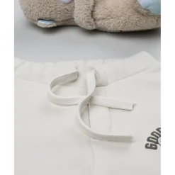 Prenatal Pantalón beige con estampado para niño