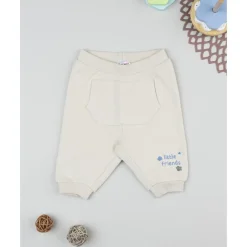 Prenatal Pantalón de niño crema Little Friends