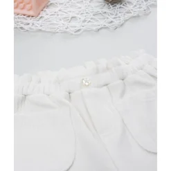 Prenatal Pantalón de pana blanco para niña