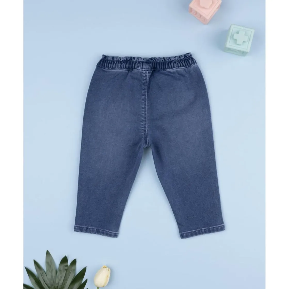 Prenatal Pantalón denim niña corazones* Niña·Bebé Niña 3-36 Meses|Bebé Niña 3-36 Meses·Vaqueros, Pantalones Y Petos