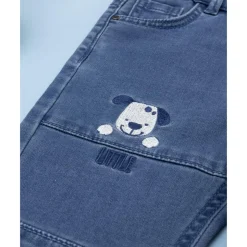 Prenatal Pantalón denim niño con bordado Dog