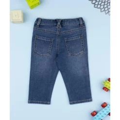 Prenatal Pantalón denim niño con patch de ositos